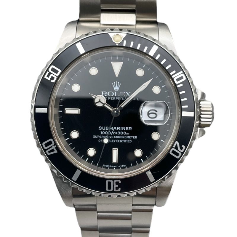 専用6袋セット ロレックス ROLEX サブマリーナ 16610 ブラック ステンレススチール