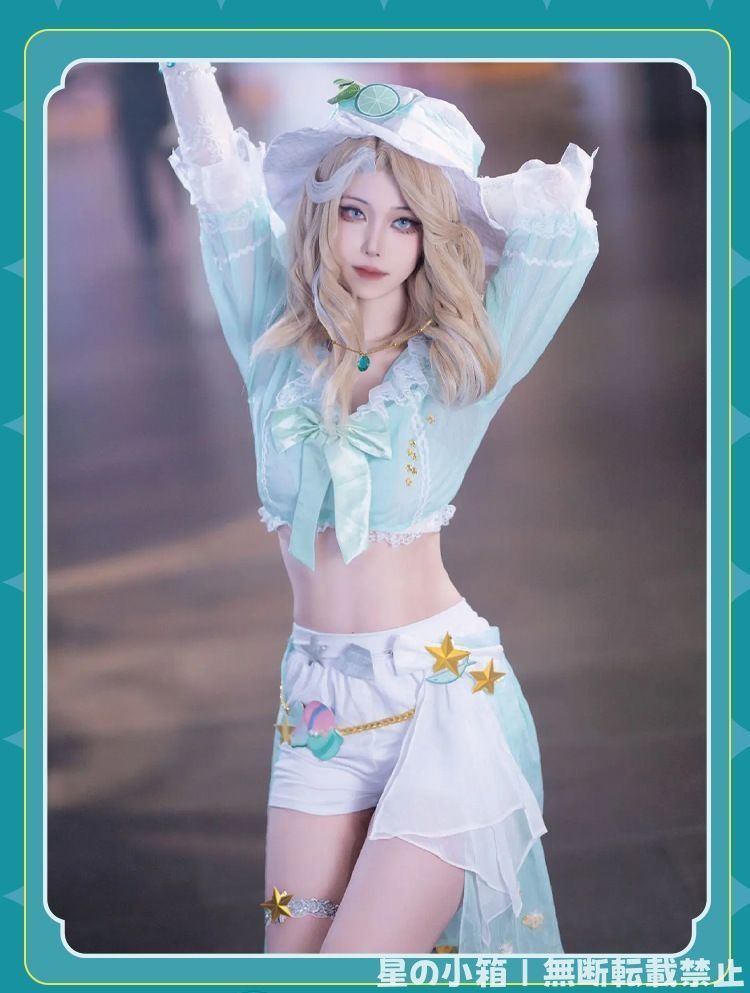 第五人格 コスプレ衣装 バーメイド デミ・バーボン「海塩スペシャル」 Mサイズ 2025新品 第五人格 コスプレ衣装 バーメイド デミ・バーボン「海塩