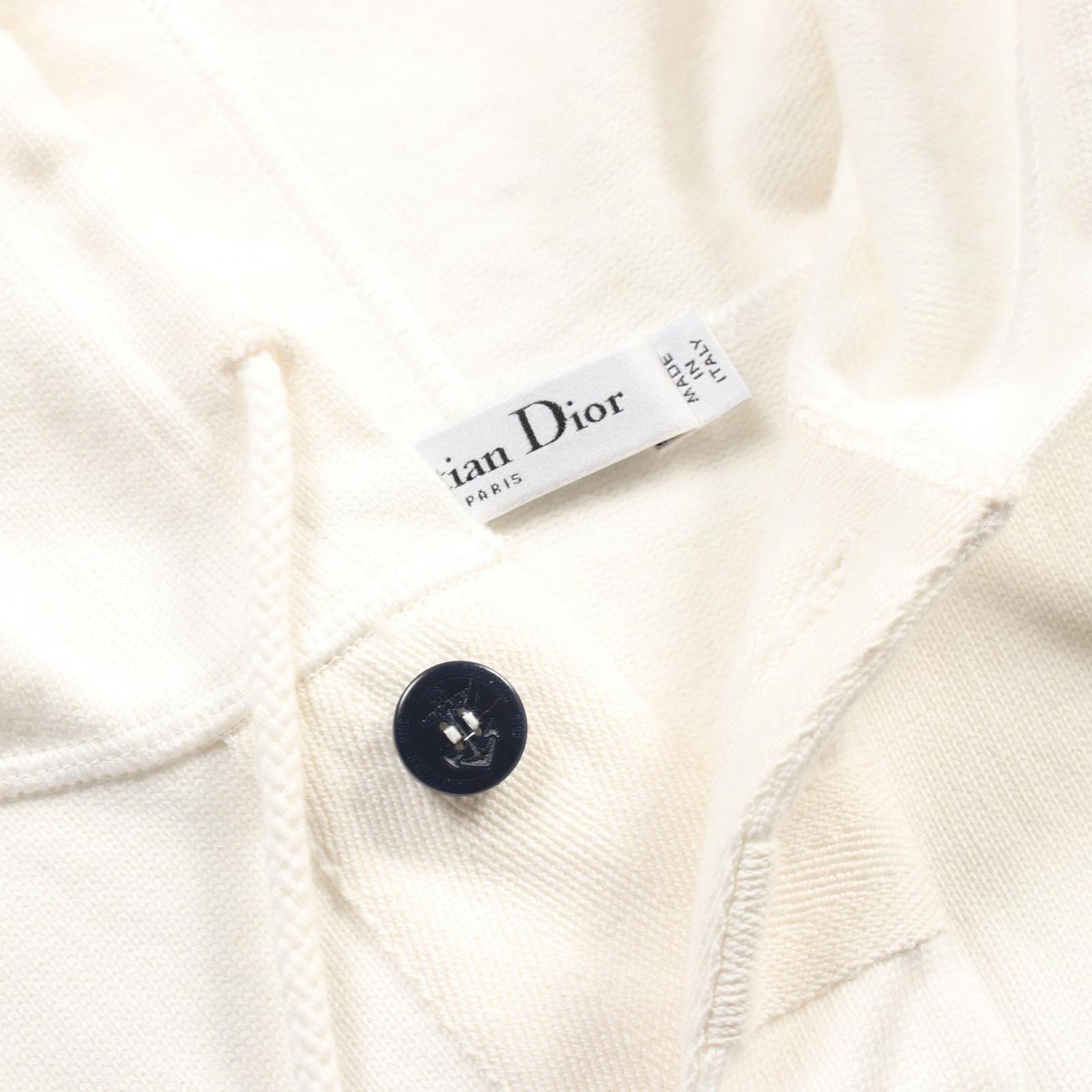 ディオール Dior パーカー 423S25A4117 ホワイト コットン 半袖