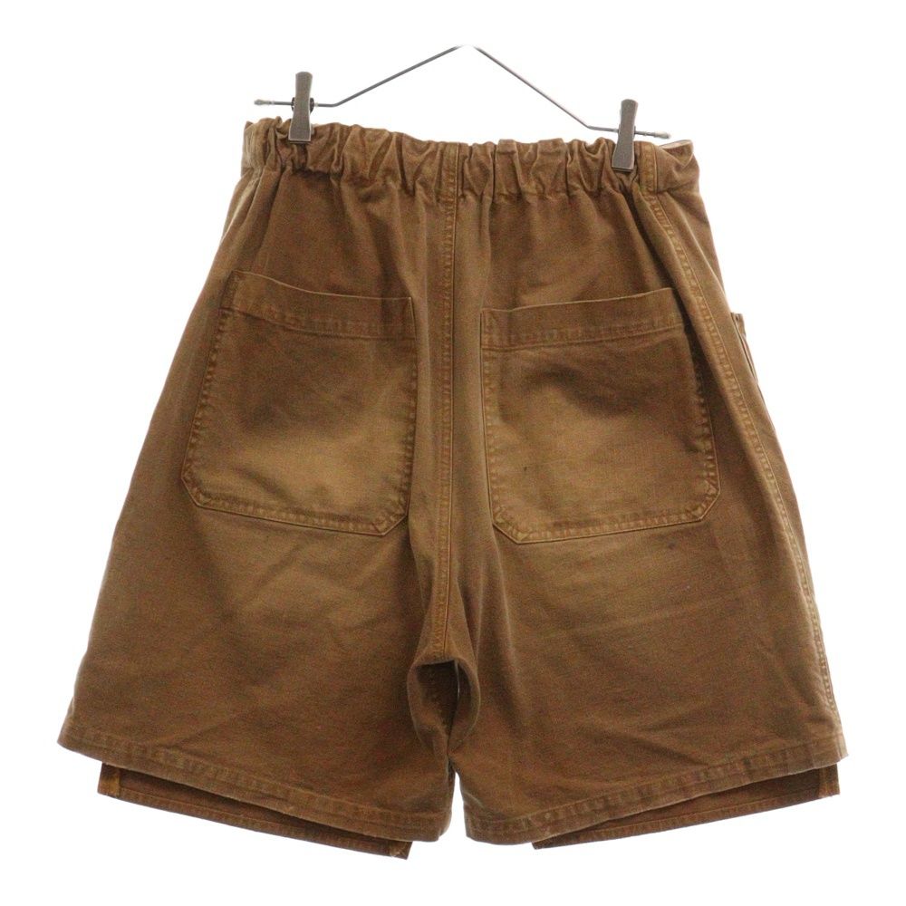 KAPITAL (キャピタル) キャンバス Wニーイージーショートパンツ