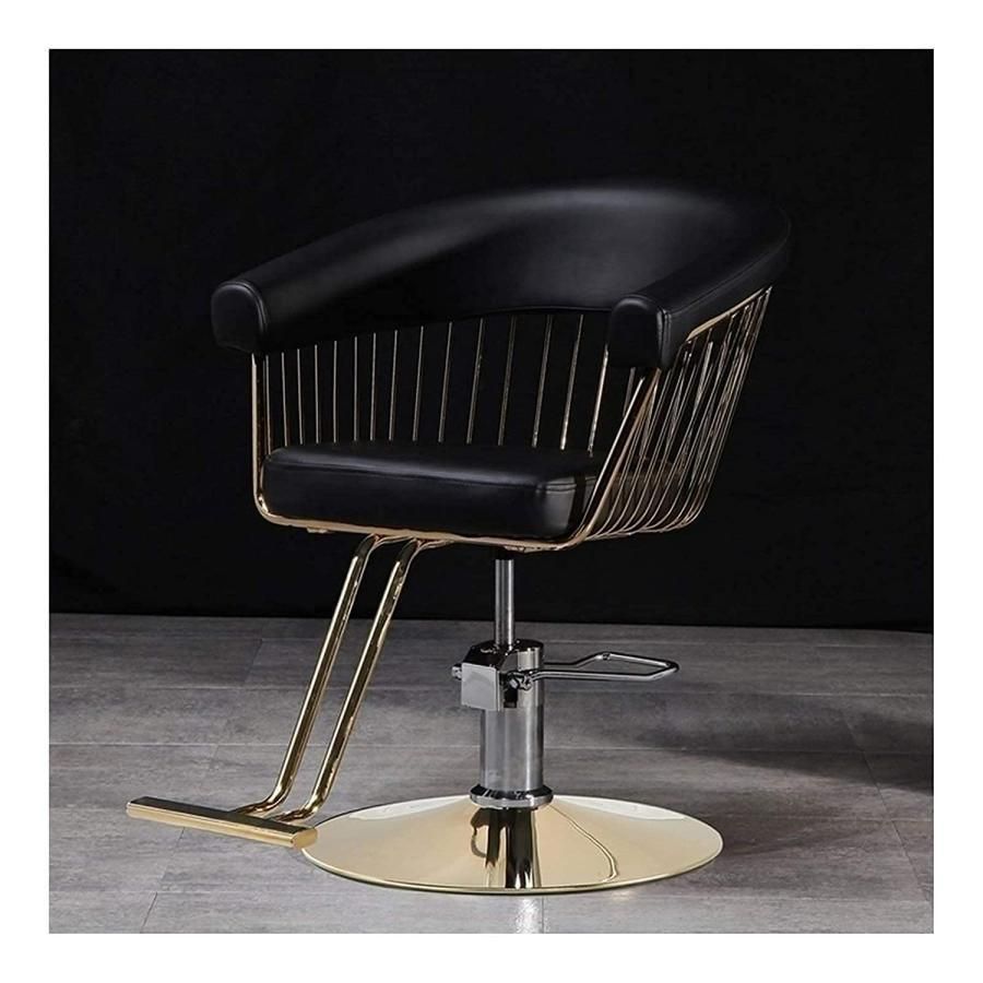 人気推薦◇理容室椅子 美容室椅子 ヴィンテージサロンチェア油圧美容