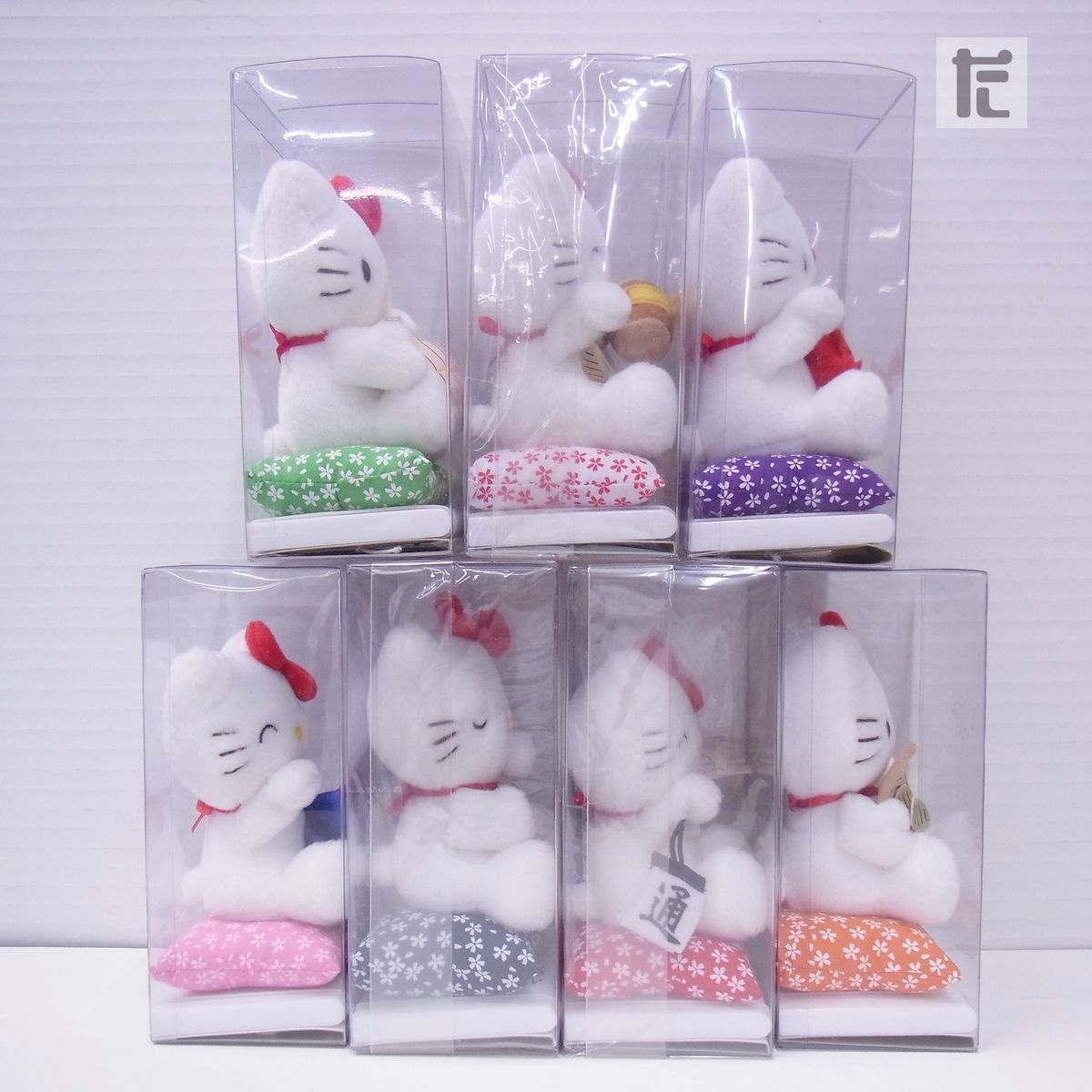 激レア‼️新品未使用✨️ミニキティ マスコット 7点セット ハローキティ♡激レア♡セブ島で購入♡キティちゃんミニ