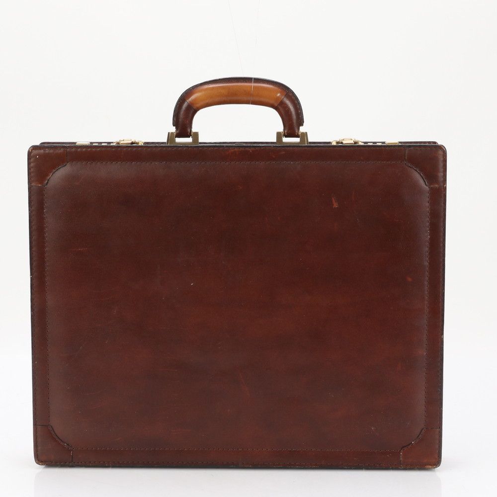 HARDY AMIES ハーディ エイミス レザー ビジネス バッグ 
