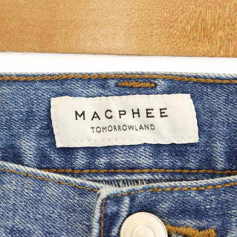 マカフィー MACPHEE トゥモローランド ブーツカットデニムパンツ 