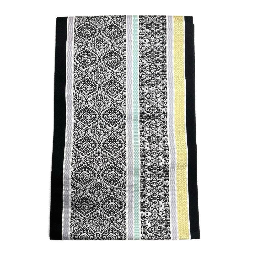 未着用 本場筑前博多織 仕立て上がり 名古屋帯 松葉仕立て 着物 103b d