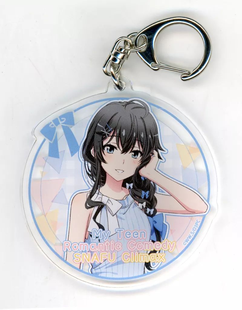俺ガイル　雪ノ下雪乃　特典　アクリルキーホルダー　レア 俺ガイル 公園デート ver ポラロイド風アクリルキーホルダー 雪ノ下