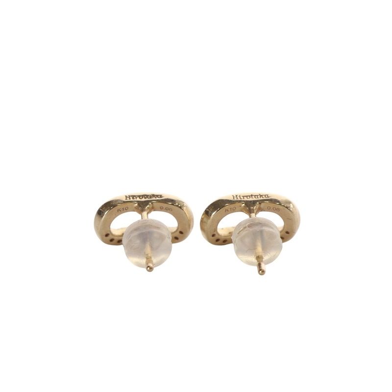 ヒロタカ K10 ダイヤモンドピアス Hirotaka k10ドロセラダイヤスタッズ