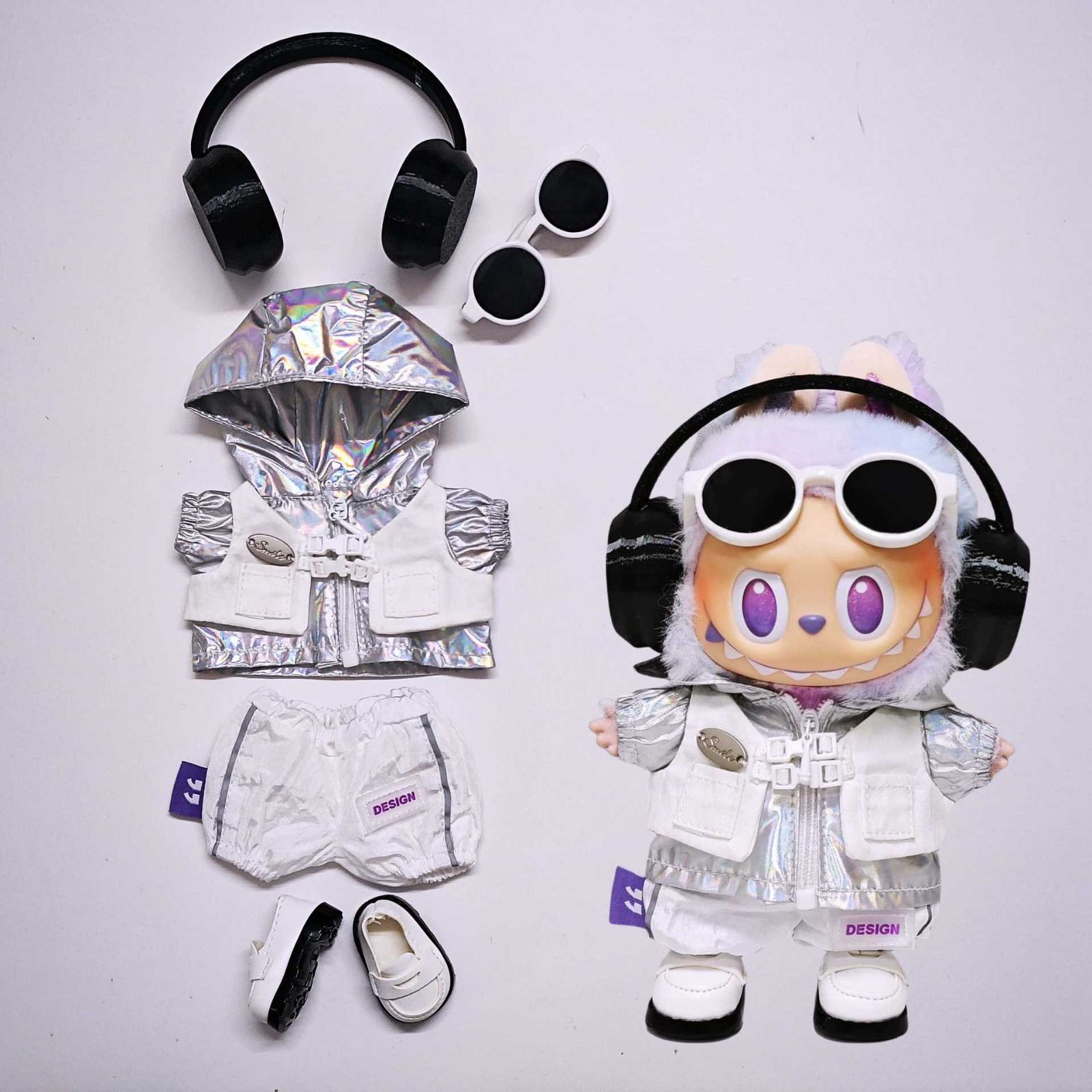 LABUBU ラブブ 5点セット ぬいぐるみ用服 洋服 ぬい服