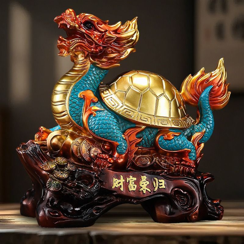 龍の置物 風水 玄関 干支 4本爪 龍 昇り龍 かわいい 青龍 置物 開運 金