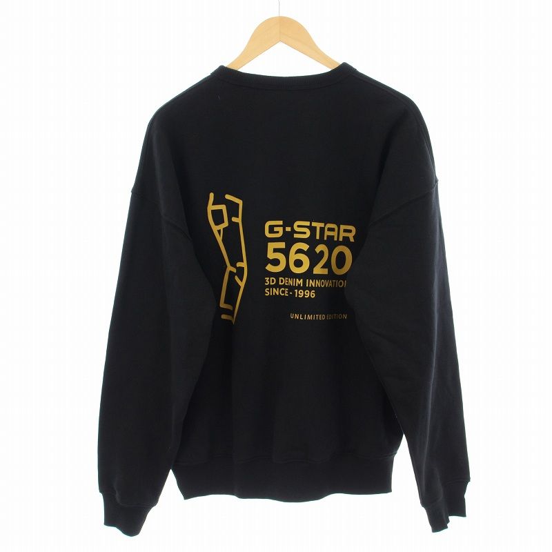 定番人気！ ジースターロウ G-Star バックプリントクルー SWEATER 5620 RAW ジャケット・アウター