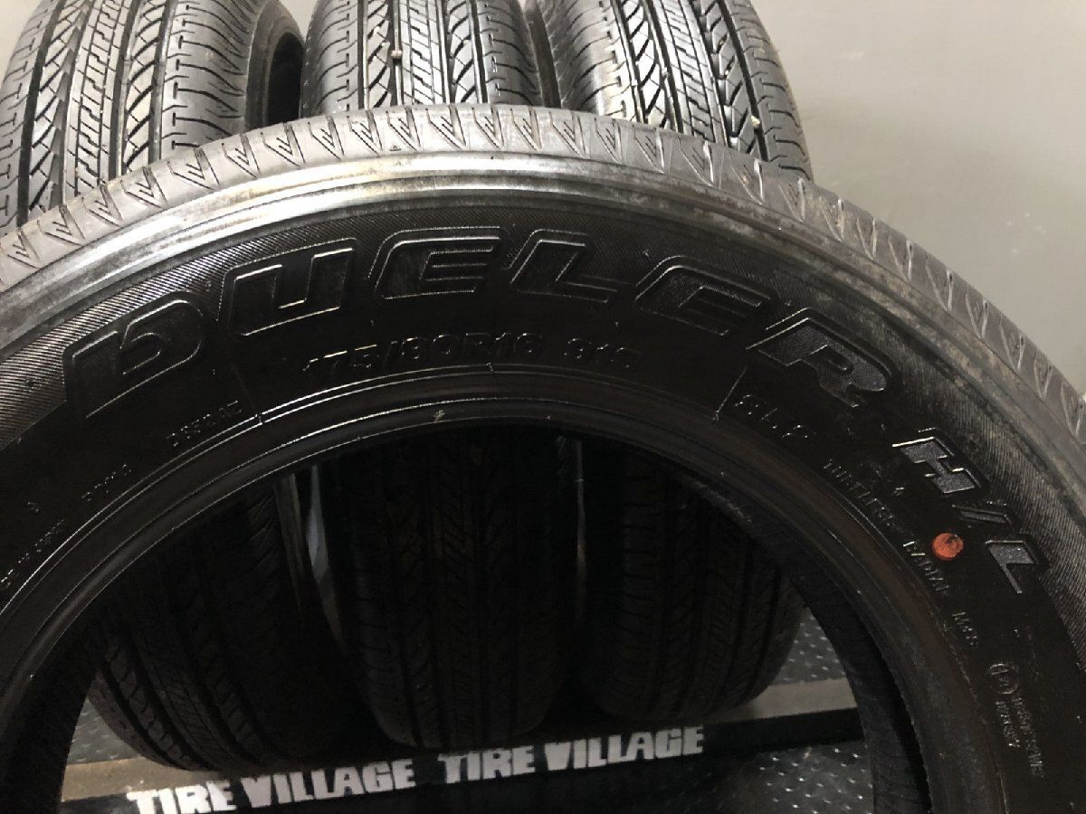 走行短め BS BRIDGESTONE DUELER H/L 175/80R16 16インチ 夏タイヤ 4本