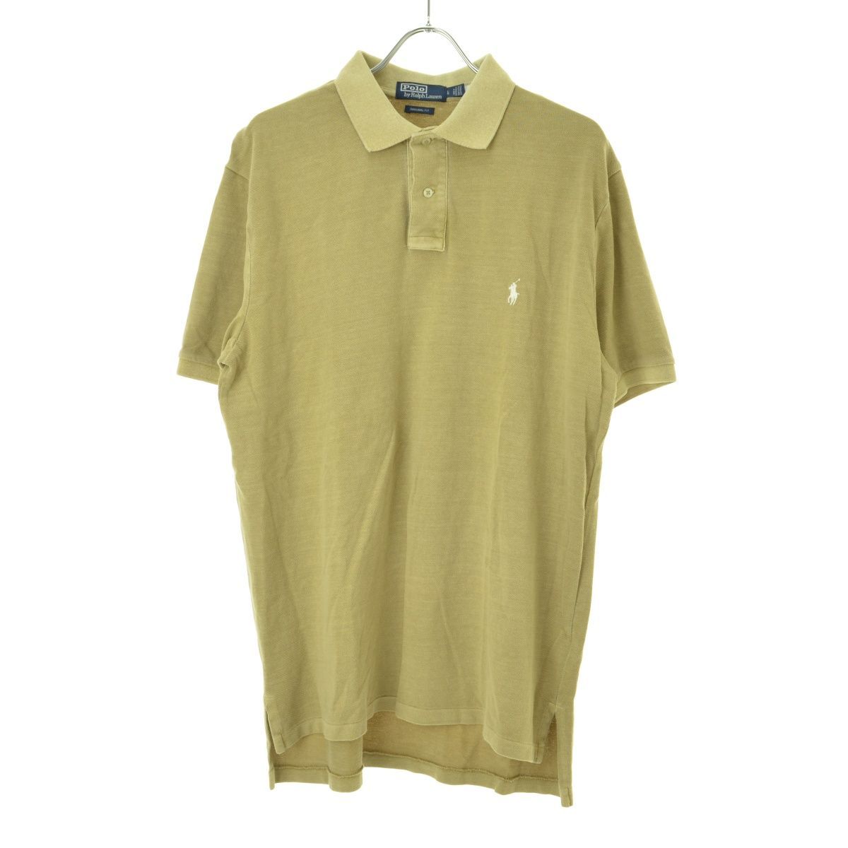【POLORALPHLAUREN】WEATHERED 20/1 MESH-SSL-PSH ORIGINAL FIT ウォッシュ加工鹿の子半袖ポロシャツ