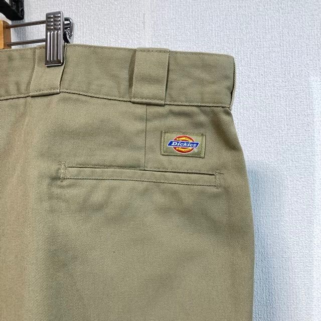 ディッキーズ874改造ドローコード極太ワイドチノワークパンツ大