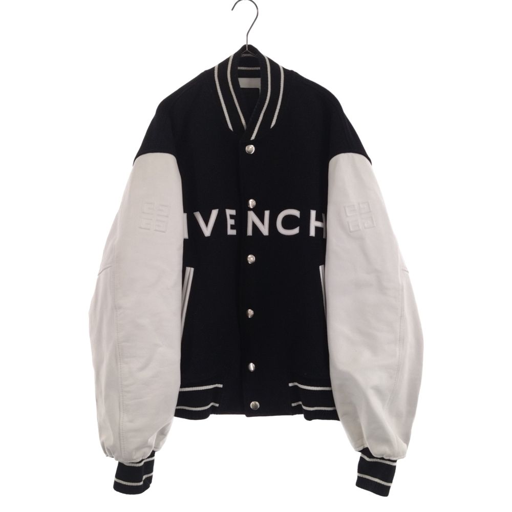 GIVENCHY スタジアムジャンパー ブラック/ホワイト サイズ48 New York 