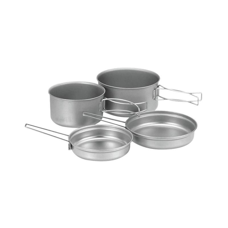 Snow Peak Personal Cookerset titanium グレー