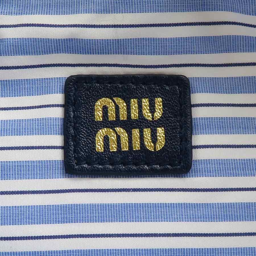 VIPセール MiuMiu★巾着 ロゴポーチ 5NG009 VIPセール MiuMiu☆巾着 ロゴポーチ 5NG009 (MiuMiu/ポーチ