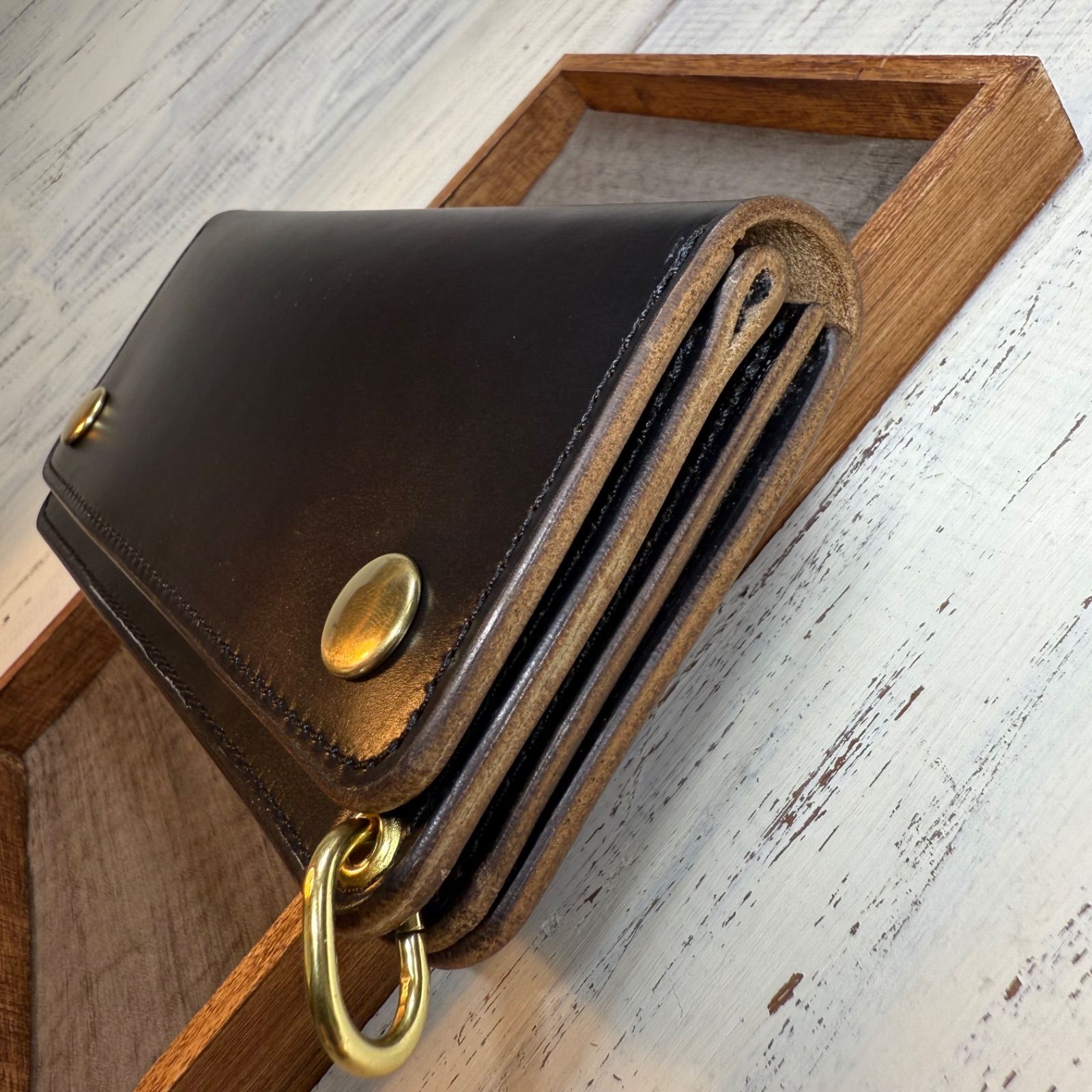 【SEAL限定商品】 トラッカーウォレット ロング3層】クロムエクセル universal 小物