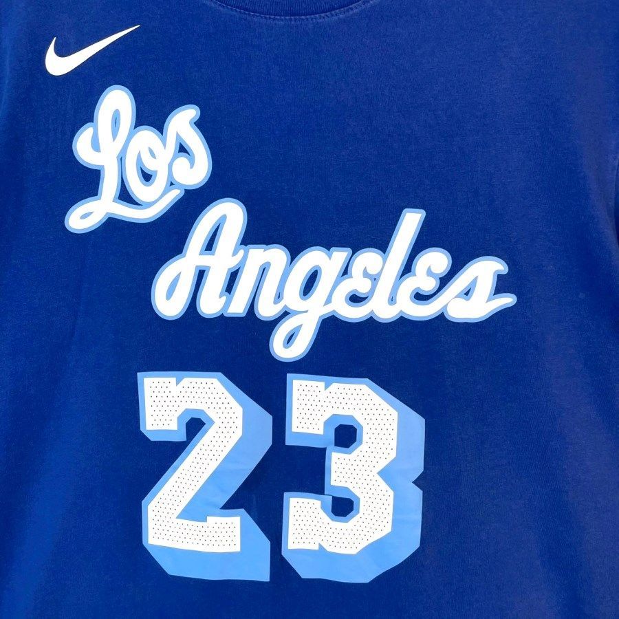 USA製 NBA LA LAKERS レイカーズ 総柄プリント Tシャツ バスケ USA製 NBA LA LAKERS レイカーズ 総柄プリント Tシャツ バスケ