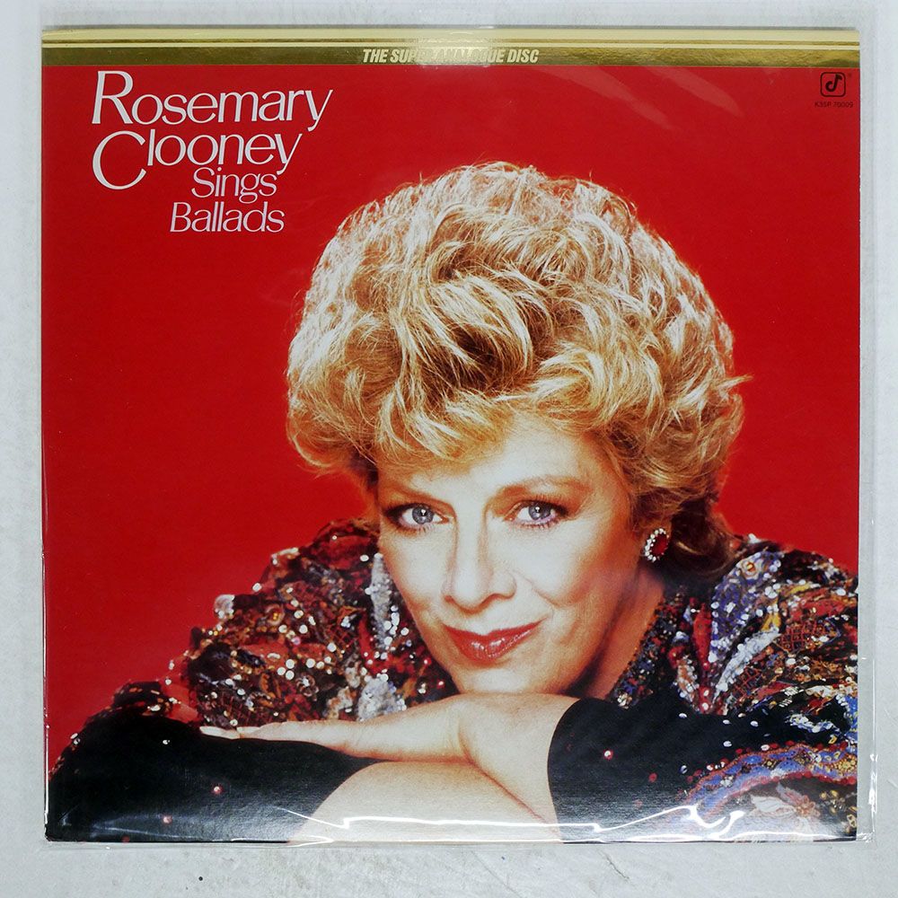 国内盤 ROSEMARY CLOONEY/SINGS BALLADS/CONCORD JAZZ K35P70009