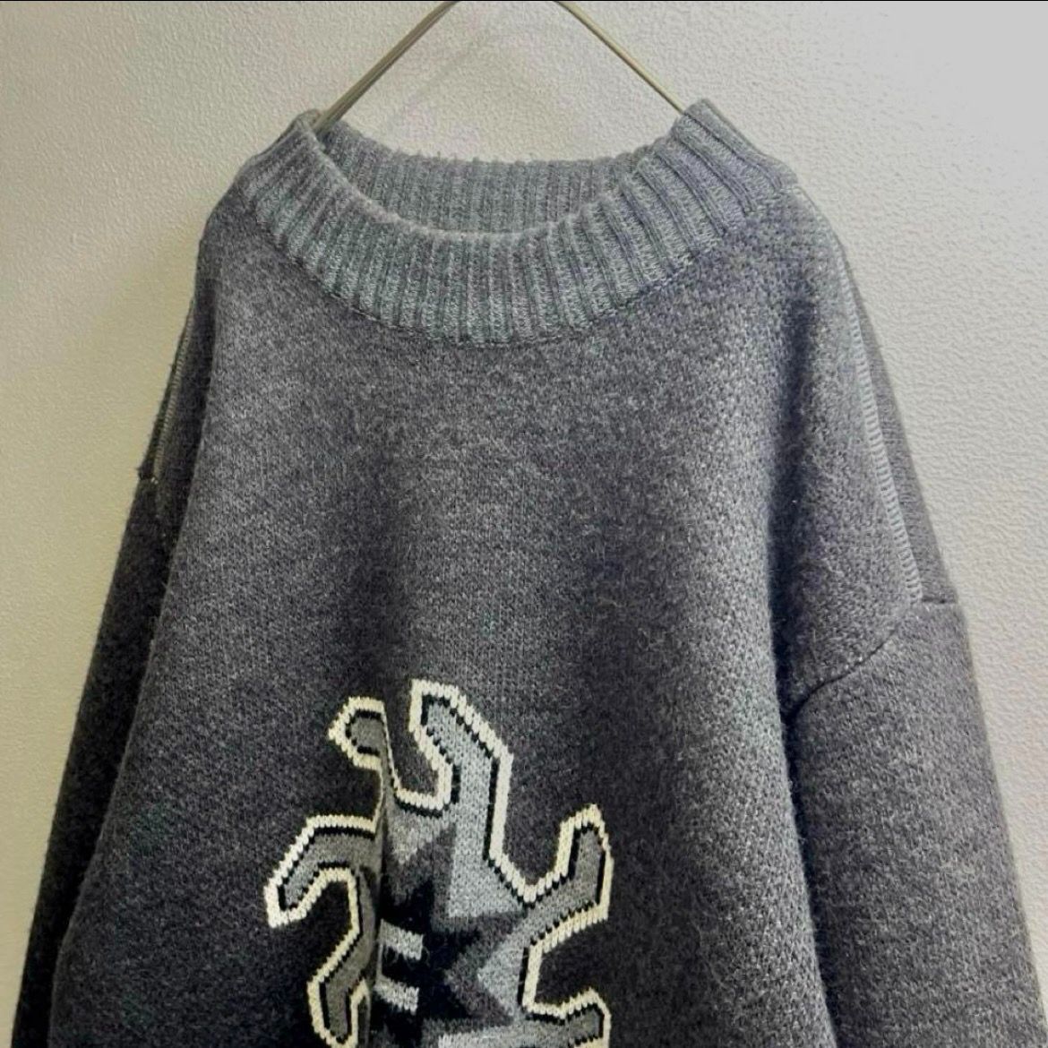 USA 90s ヴィンテージ ニット セーター 暗器 アメリカ エクアドル 忍