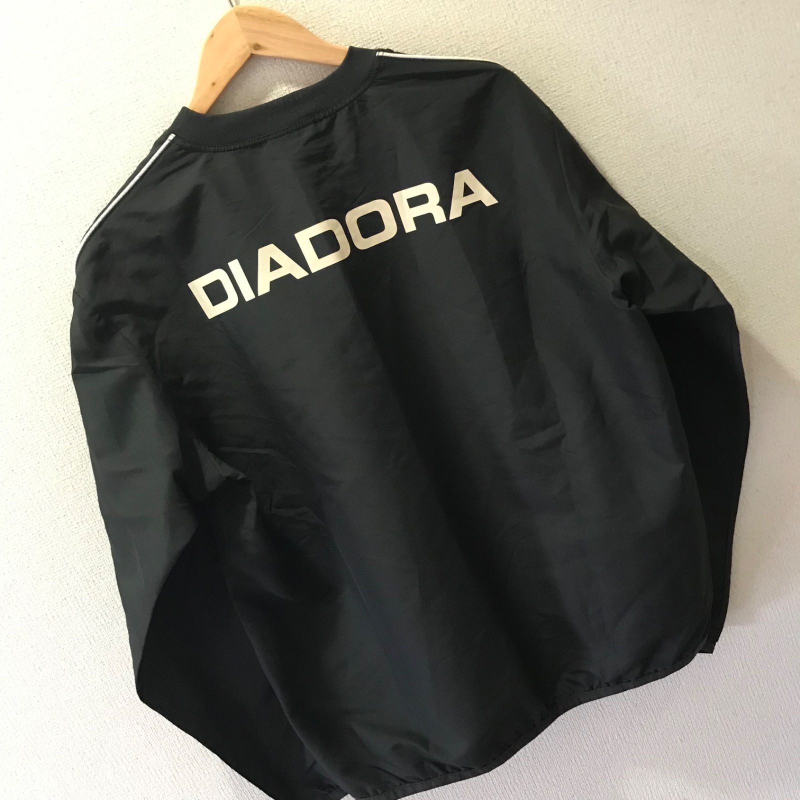 DIADORA サッカー ジャージ 長袖 黒 DIADORA サッカー ジャージ 長袖 黒