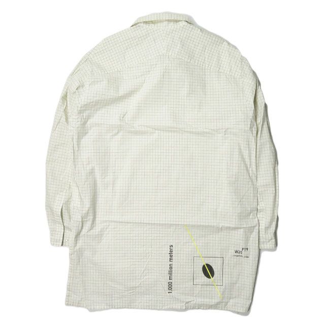 PORTVEL ポートヴェル 20SS 日本製 PULLOVER SHIRT シャーリングチェックロングプルオーバーシャツ 510306 3 ベージュ 長袖 ドローストリング トップス【中古】【PORTVEL】 PORTVEL ポートヴェル 20SS 日本製 PULLOVER SHIRT シャーリング