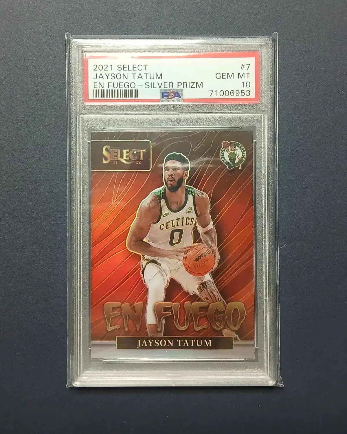 ジェイソン・テイタム 2017 シルバープリズム ルーキーカード PSA9