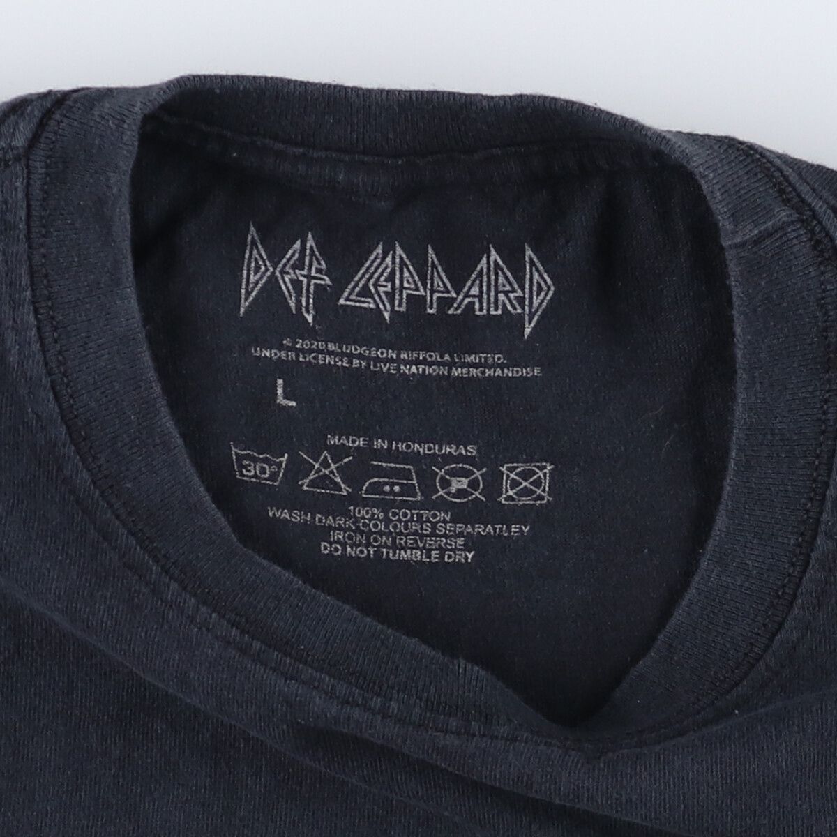 古着 DEF LEPPARD デフレパード バンドTシャツ バンT メンズL