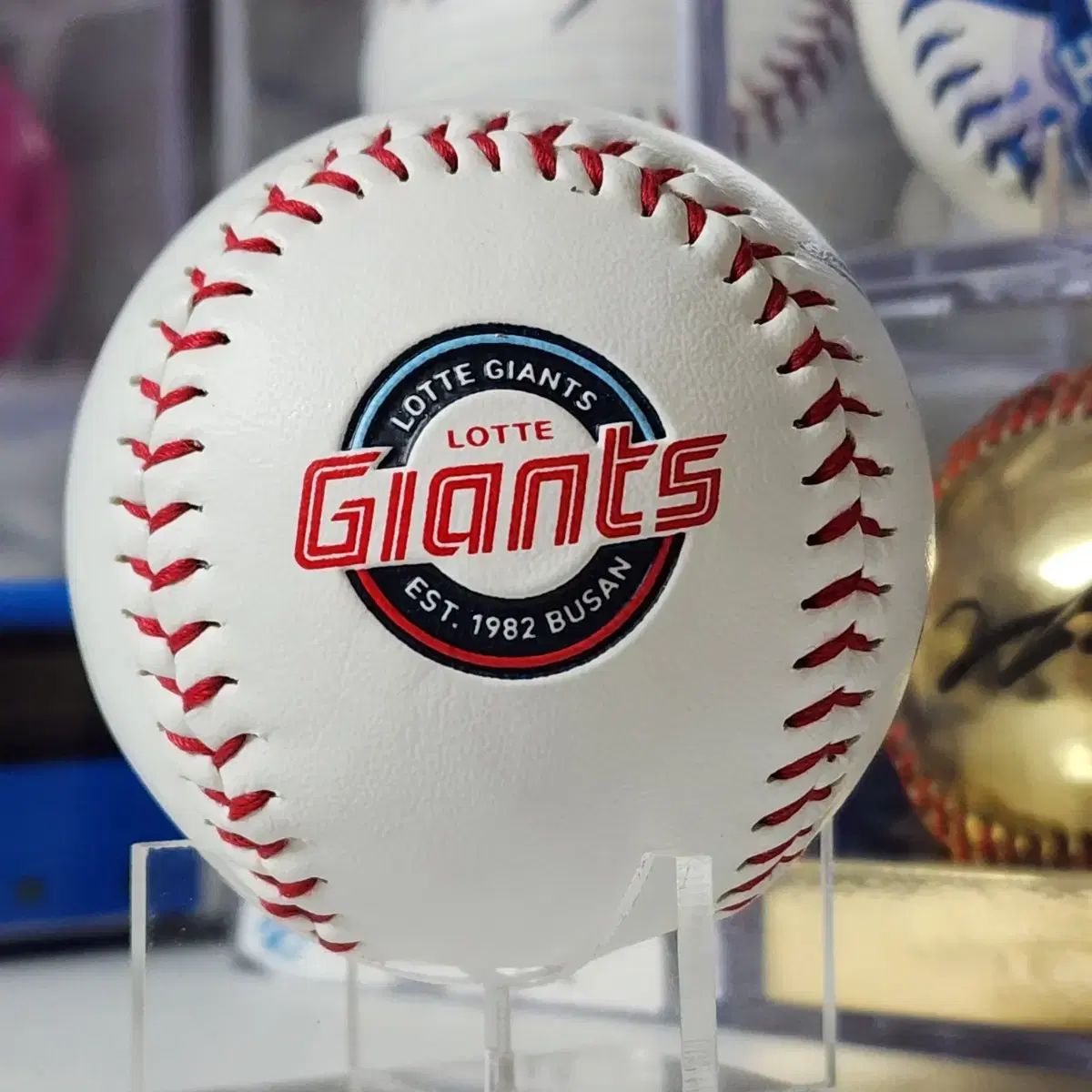 ロッテ・ジャイアンツ チョン・ミンジェ ロゴボール 直筆 サインボール