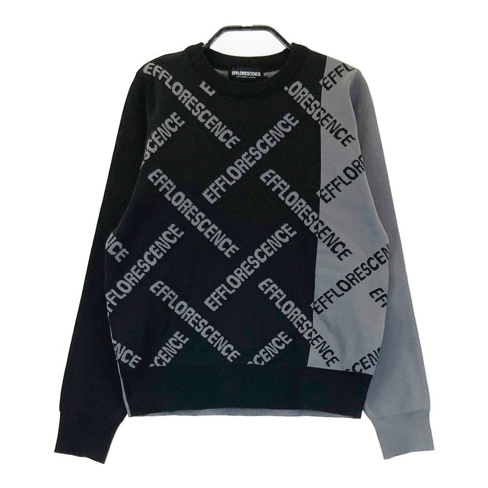 サイズ：S EFFLORESCENCE エフロレッセンス  ニット セーター  グレー系 [240101448574] ゴルフウェア レディース ストスト サイズ：S EFFLORESCENCE エフロレッセンス ニット セーター グレー系