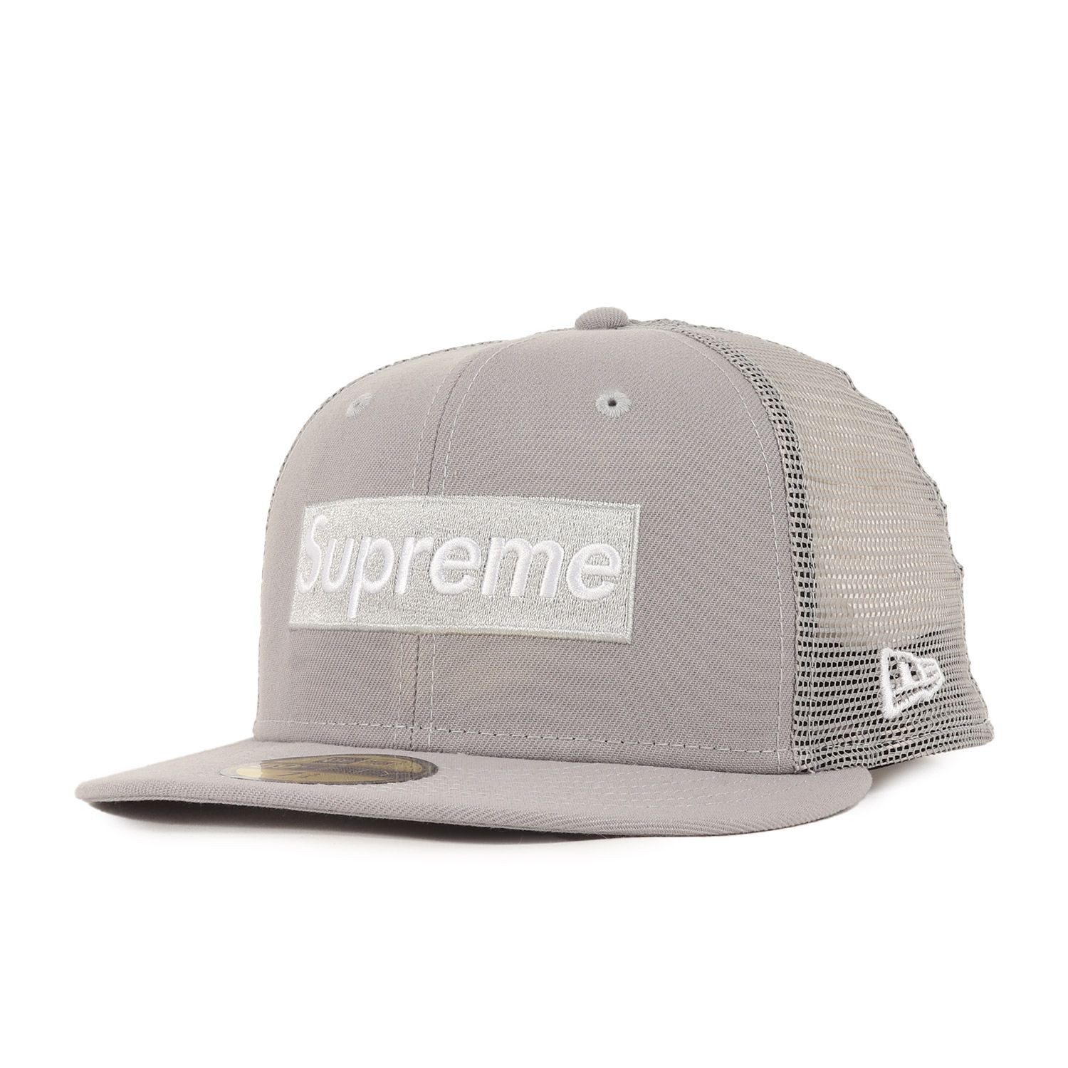 美品 Supreme シュプリーム キャップ サイズ:7 3/4(61.5cm) 24SS NEW ERA ボックスロゴ ベースボール メッシュキャップ  Box Logo Mesh Back グレー 帽子 コラボ【メンズ】 - メルカリ