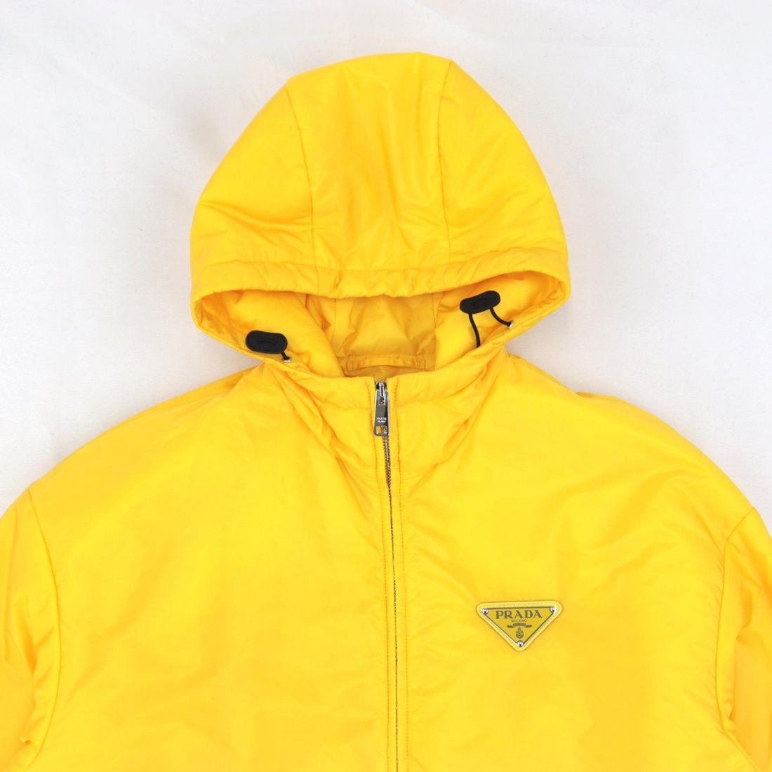 新品同様✨　PRADA ナイロン　ジャケット トライアングルプレート ブルゾン 中古・古着通販】PRADA (プラダ) トライアングルロゴプレート