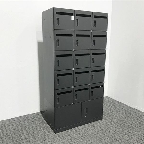 コンビキャビネット 両開き15人用メールBOX連結 エス SOHCN476800
