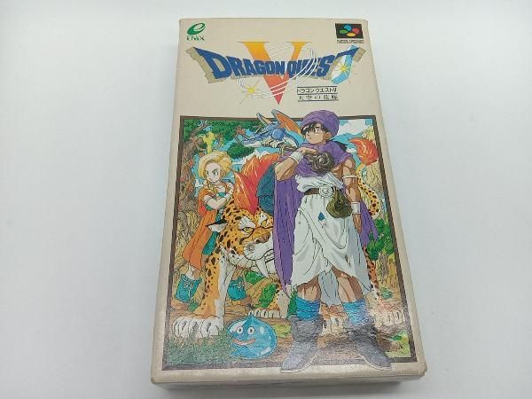 SFC ドラゴンクエストⅤ 天空の花嫁 箱、説明書付き SHVC-D5 SFC ドラゴンクエストⅤ 天空の花嫁 箱、説明書付き SHVC-D5