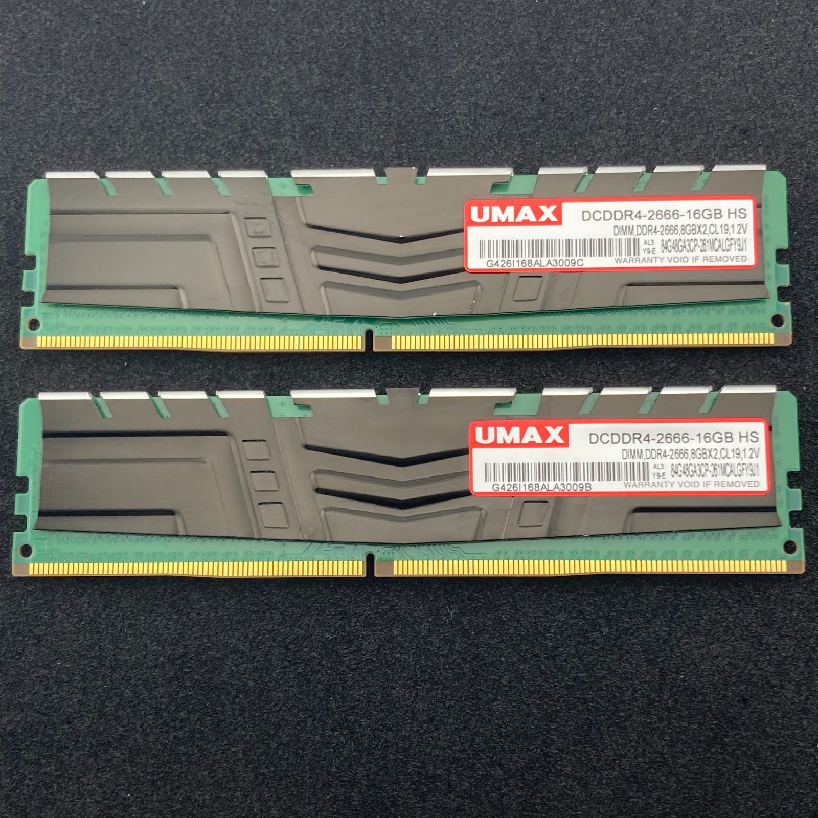 UMAX メモリ 16GB (8GB × 2枚）DDR4-2666 / DIMM / ユーマックス /umax【835】
