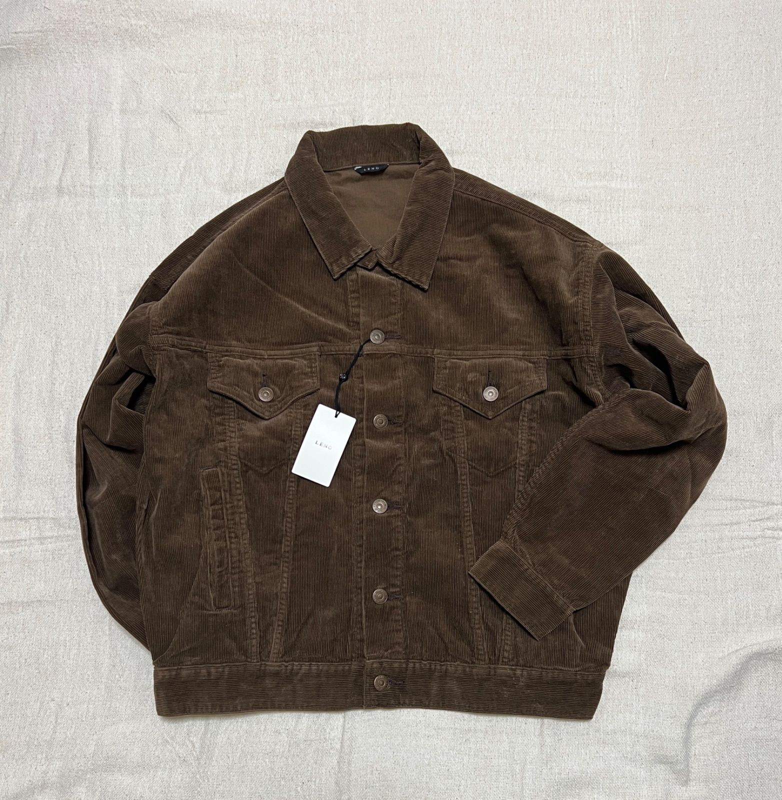 LENO（リノ）】 CORDUROY BIG TRUCKER JACKET / レディースsize01 