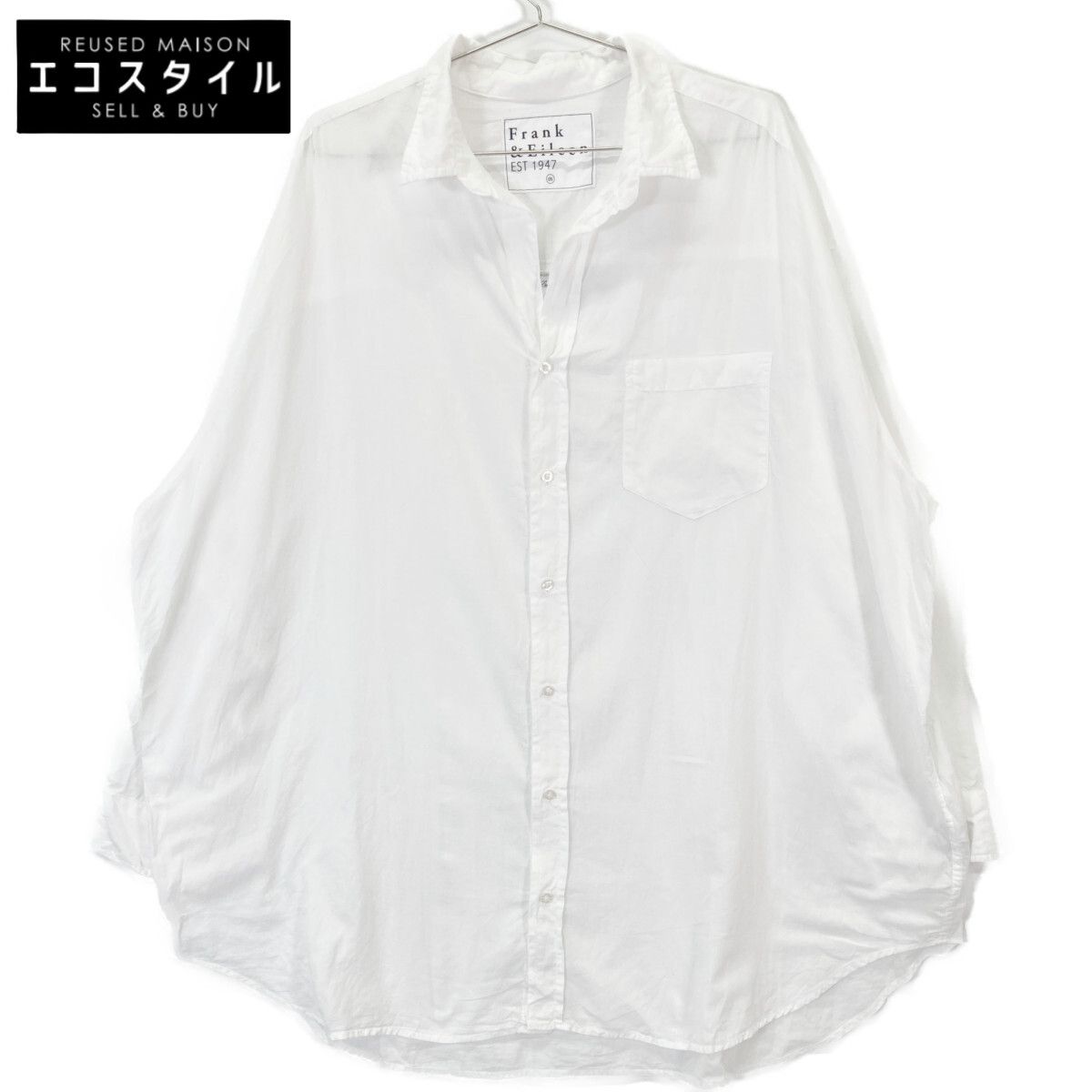 Frank-Eileen フランクアンドアイリーン 25SS MACKENZIE ORGANIC L|S ｼｬﾂ OS