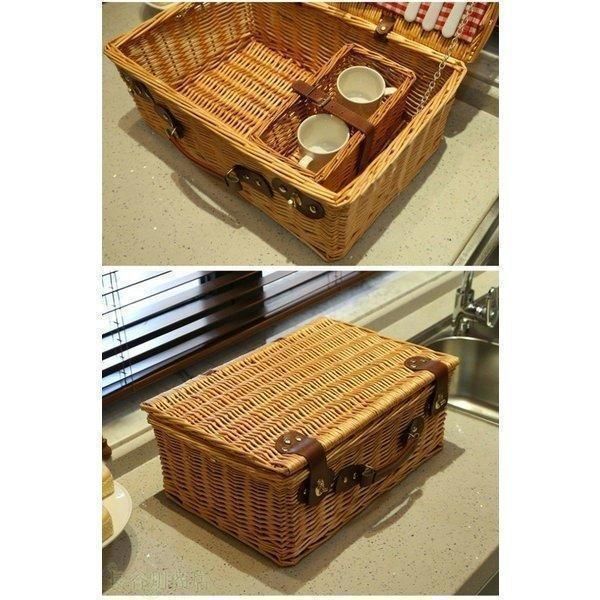 ピクニックバスケット 食器付き バスケットセット ピクニックバッグ OLIVEOS_COM_TR