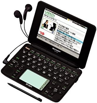 シャープ Brain 手書きパッド搭載カラー液晶電子辞書 総合モデル 音声対応100コンテンツ+150動画収録 ブラック系 PW-AC920-B