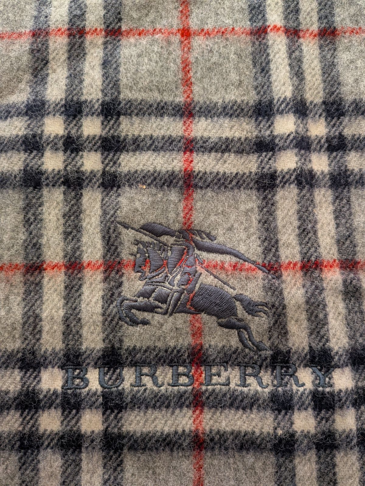 【BURBERRY】バーバリー ラムウール100％ チェック柄 膝掛け ストール Burberry ウール チェック柄 ストール 膝掛け BURBERRY】バーバリー