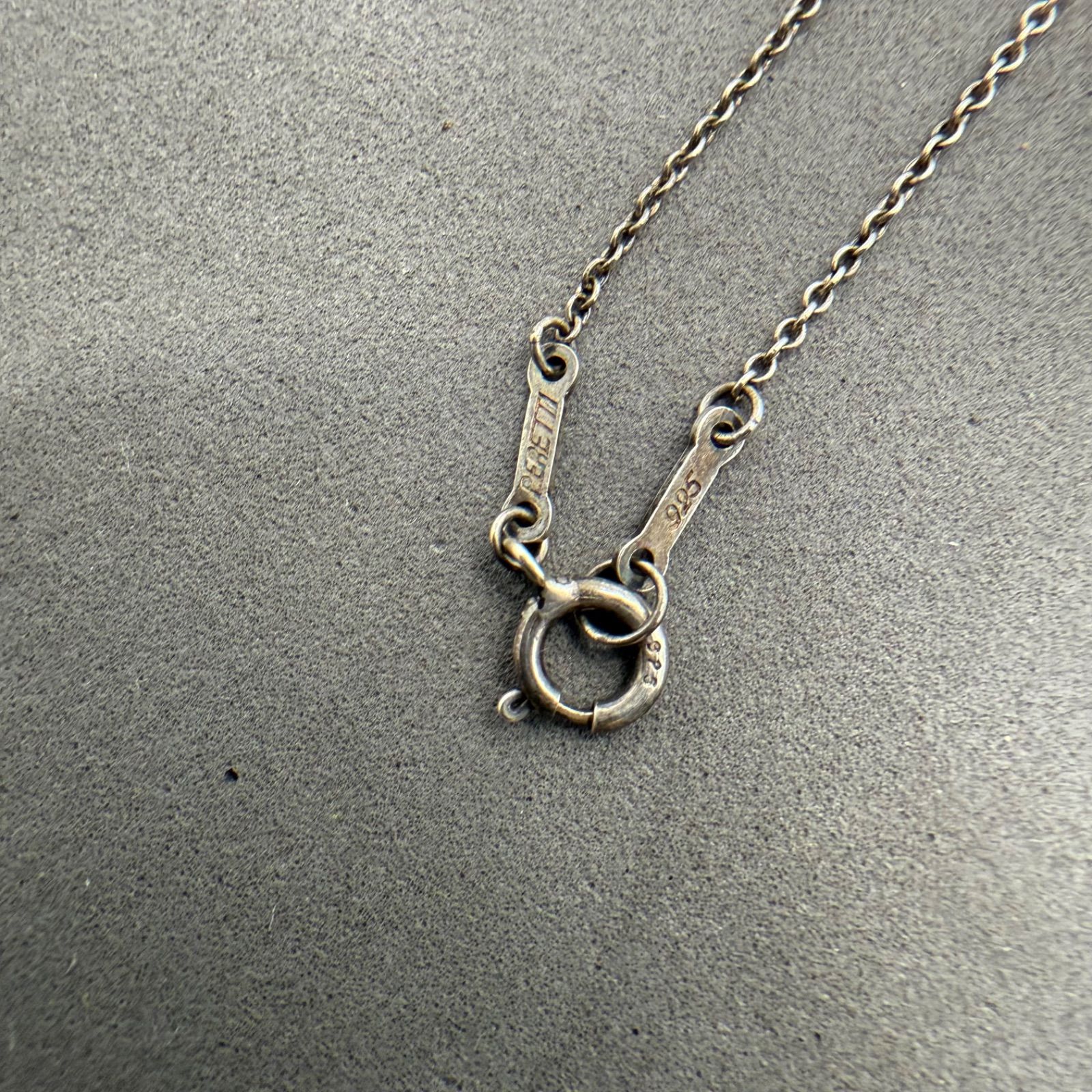 TIFFANIY & CO. PERETTI spain 925 bird cross necklace 40cm