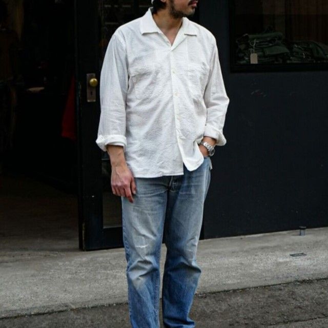 MOJITO x ARCH モヒート アーチ 24SS 別注 日本製 ABSHINTH SHIRT Bar  