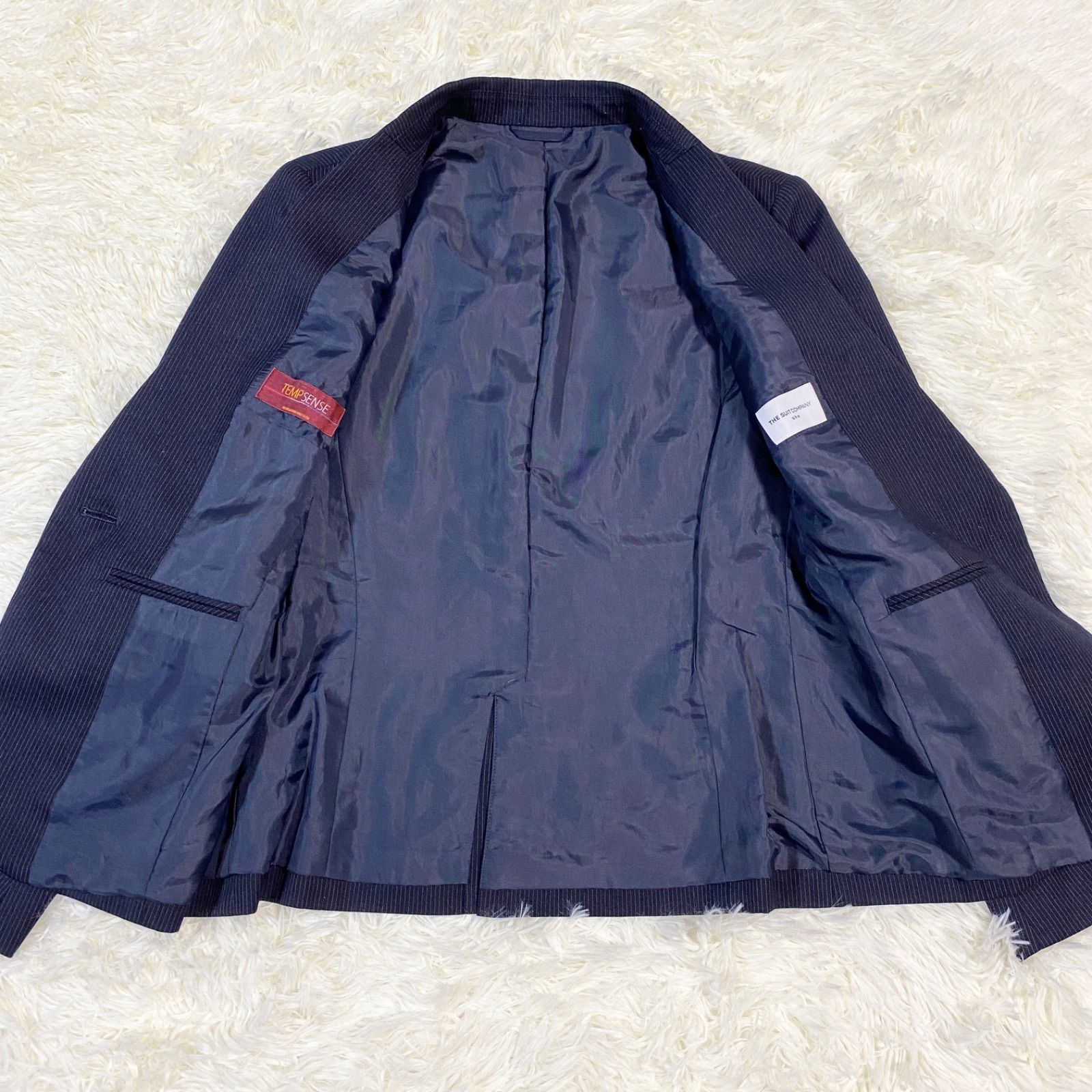 THE SUIT COMPANY She】ザスーツカンパニーシー セットアップ ネイビー 
