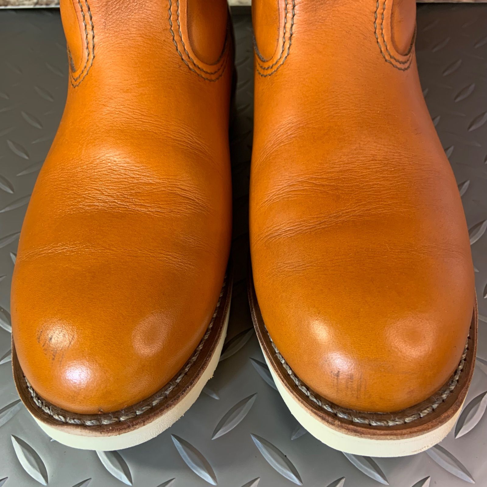 ☆REDWING 9866 ペコスブーツ ゴールドラセット 2011年製 US7.5E 25.5 