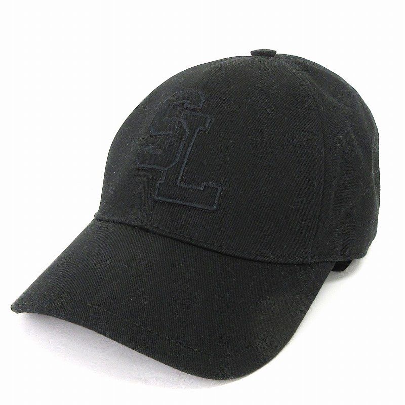 サンローラン パリ SAINT LAURENT PARIS 美品 ベースボールキャップ