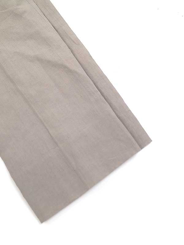 HERMES エルメス リネンウールイージースラックスパンツ グレー 38