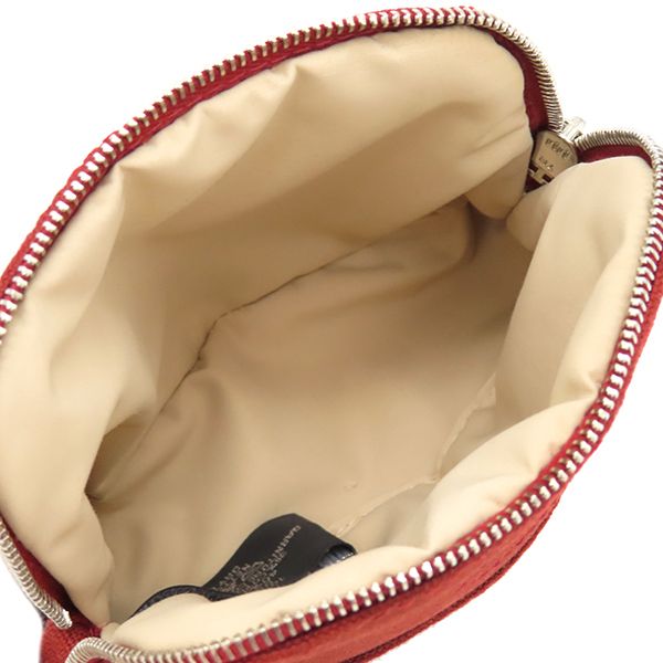 エルメス HERMES ポーチ ボリードポーチ ミニミニ コットン ルージュ  