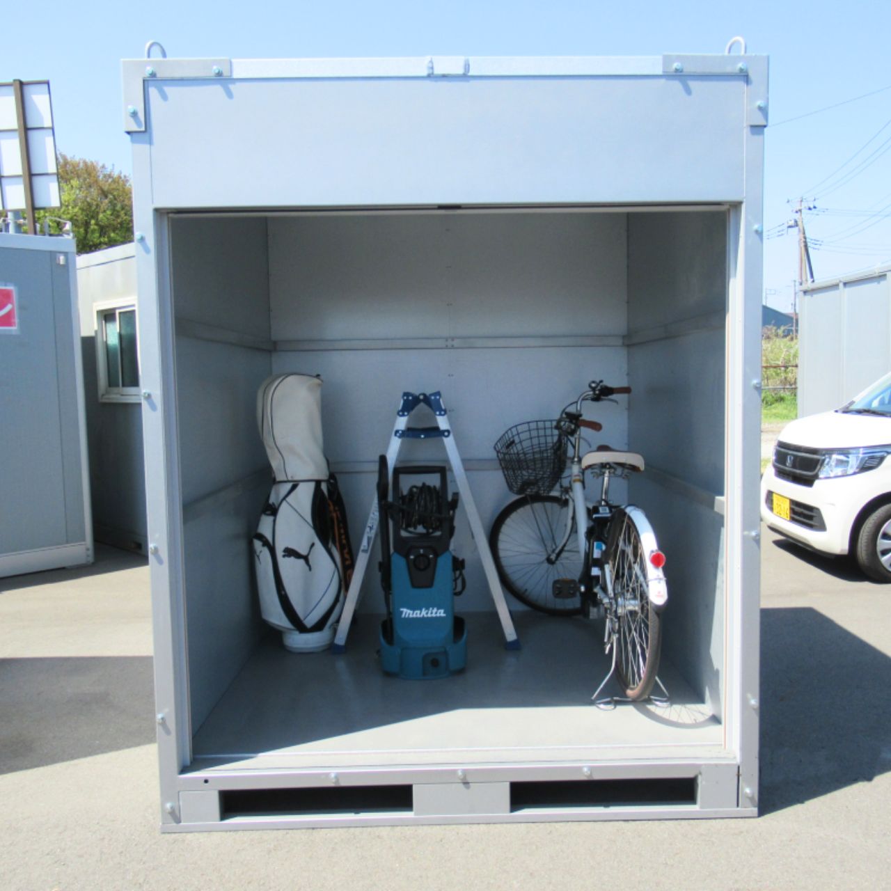 シャッターハウス 倉庫 1坪 物置 鍵付き 業務用 事業用 HRDEVELOPMENT_JP