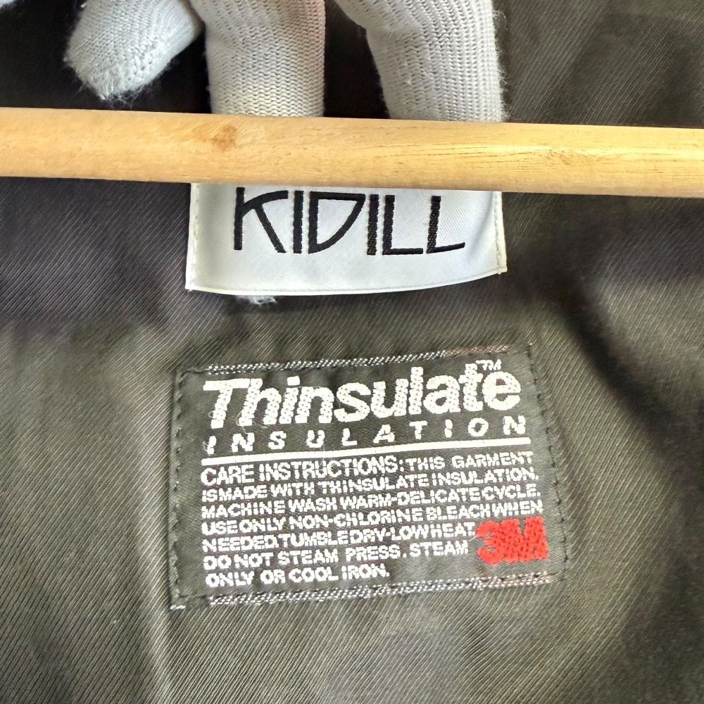 KIDILL キディル 混沌 刺繍 チャイナジャケット パデッドブルゾン 美品 KIDILL キディル 混沌 刺繍 チャイナジャケット パデッド