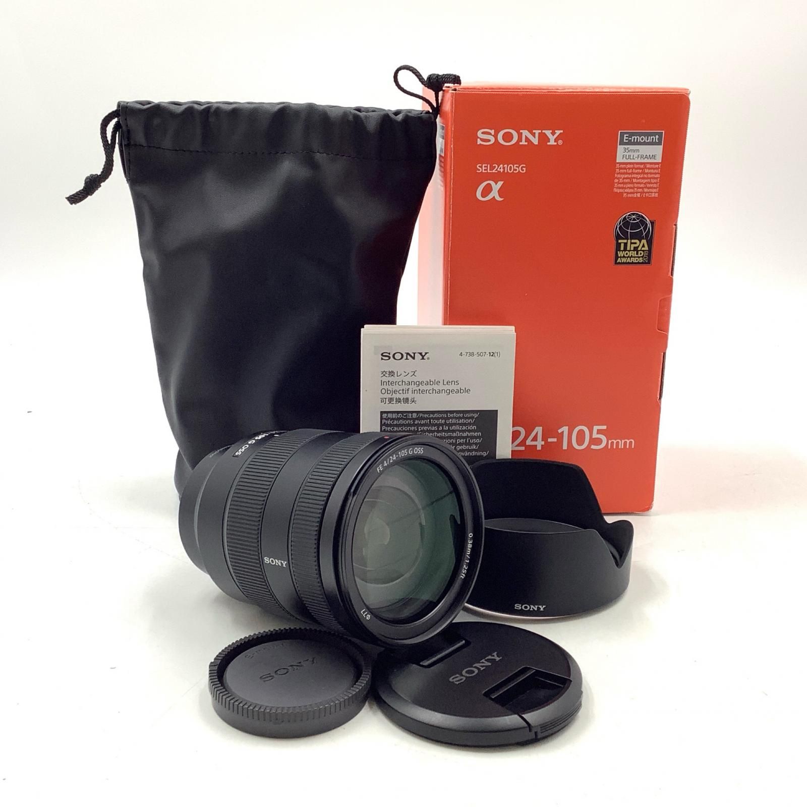 全額返金保証】【最速発送】Sony FE 24-105mm F4 G OSS SEL24105G 美品 